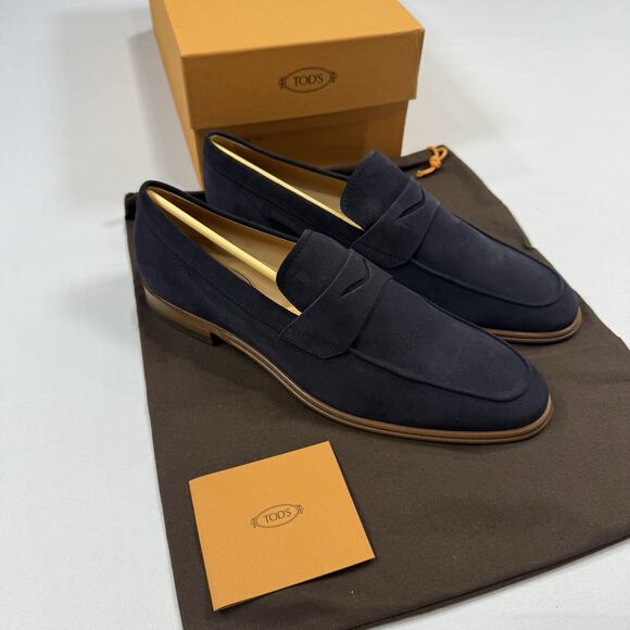 Tod’s PANTOFOLE SUEDE PENNY Loafer Size 7.5UK/9US New In Box MSRP $895 main image 4